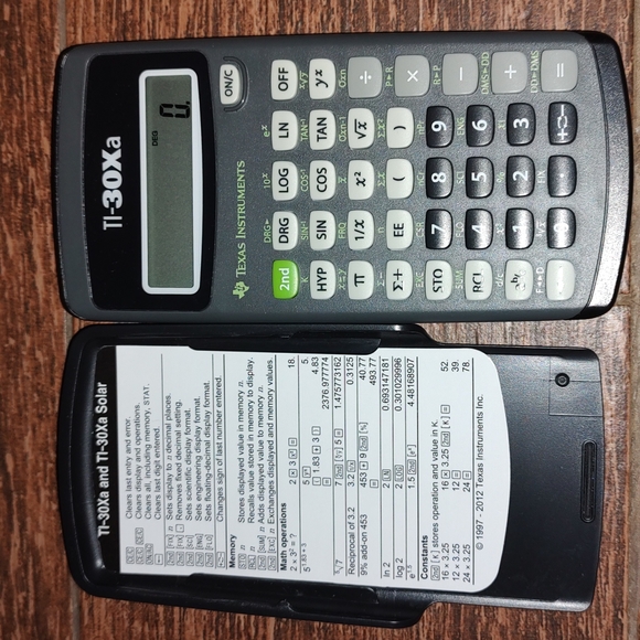 Texas Instruments TI-30Xa Scientific Calculator School Edition - Picture 4 of 6